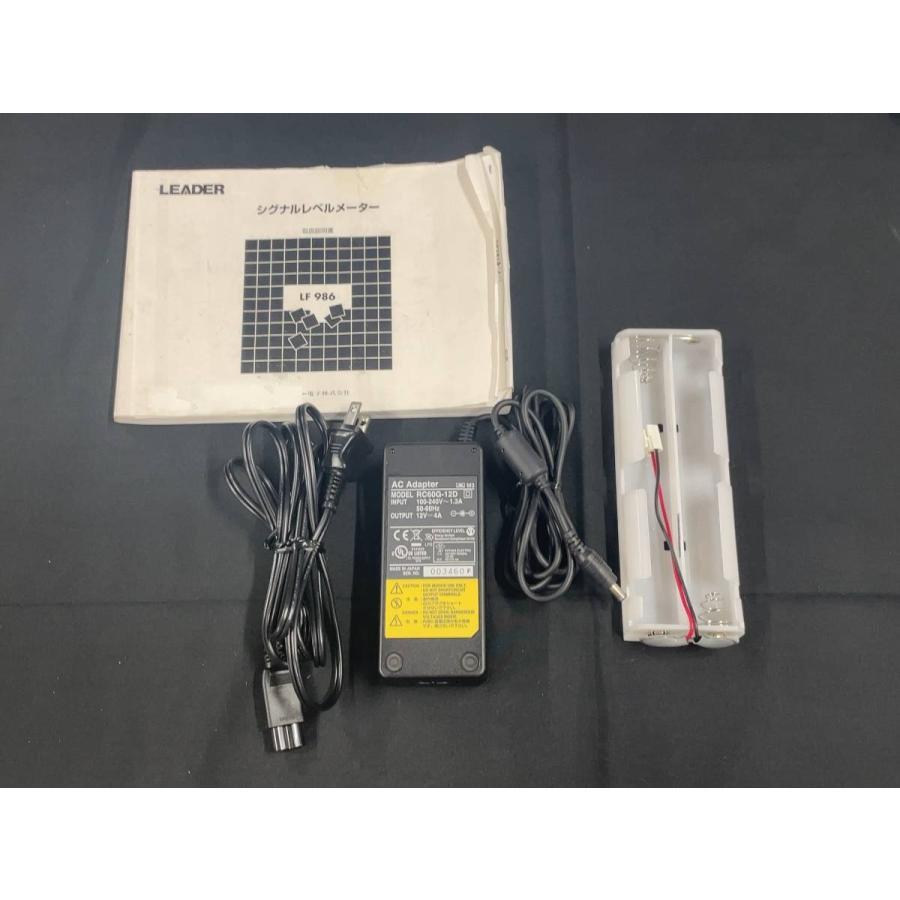 LEADER LF986 シグナルレベルメータ SIGNAL LEVEL METER