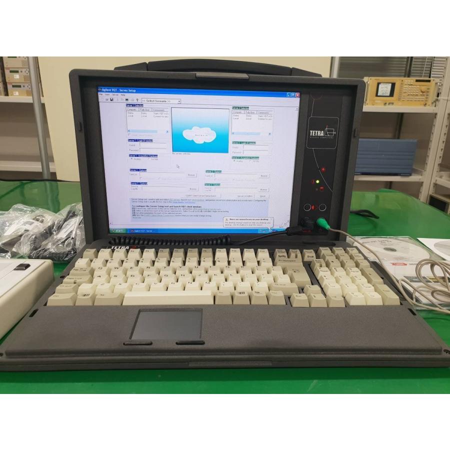 HP/Agilent VQT TEST SYSTEM TETRA Rugged Computer & J1996A Adapter with ...