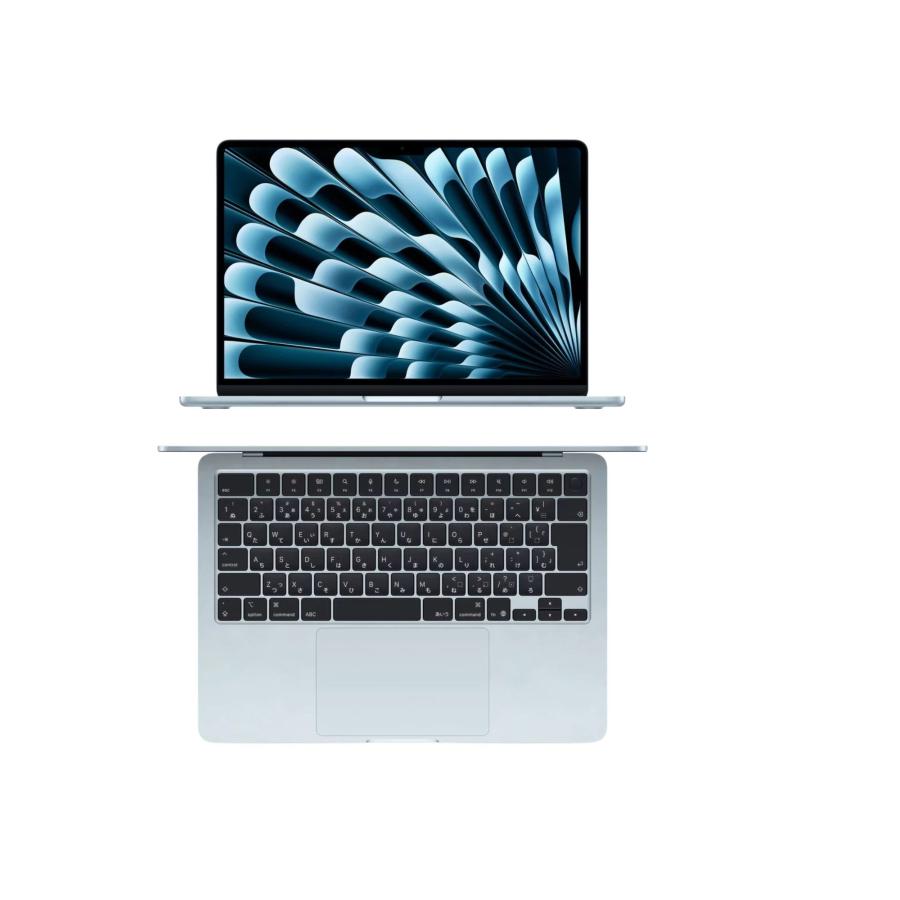 未使用 未使用 アクティベート済み Apple MacBook Air 13インチ M4モデル スカイブルー / 10コアCPU・8コアGPU / 16GB / 256GB SSD / 開封済み Apple MacBook Air 未使用 アクティベート済み Apple MacBook Air 13インチ M4モデル