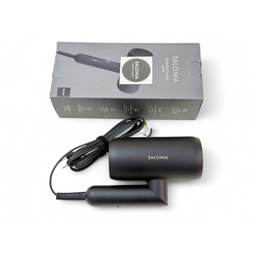 【Amazon.co.jp限定】SALONIA サロニア スムースシャインドライヤー ブラック SAL23209BK |  | 02