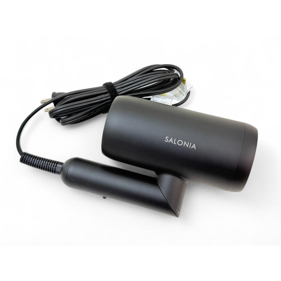 【Amazon.co.jp限定】SALONIA サロニア スムースシャインドライヤー ブラック SAL23209BK |  | 03