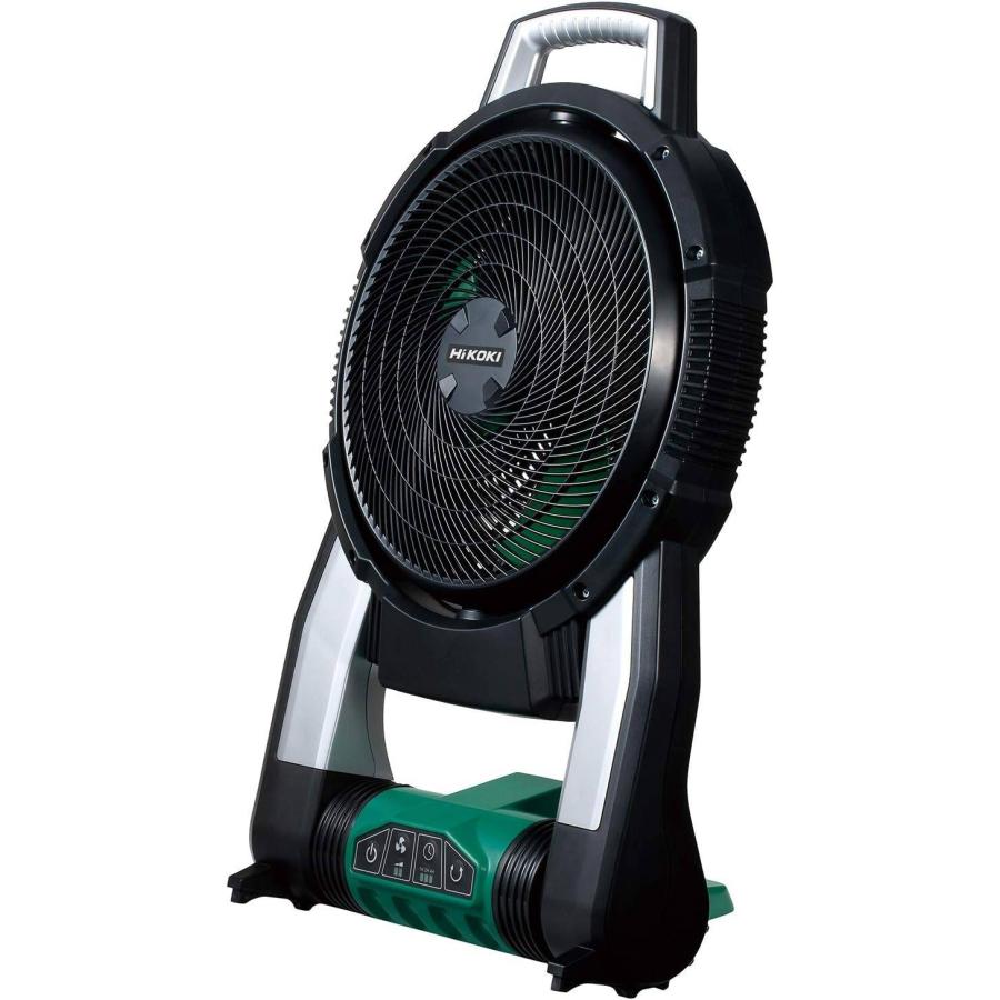 HiKOKI(ハイコーキ) 14.4V/18V コードレスファン AC100V使用可 本体のみ (バッテリー・充電器別売り) UF18DSAL(NN) 充電式扇風機（Yahoo!・リプロス）