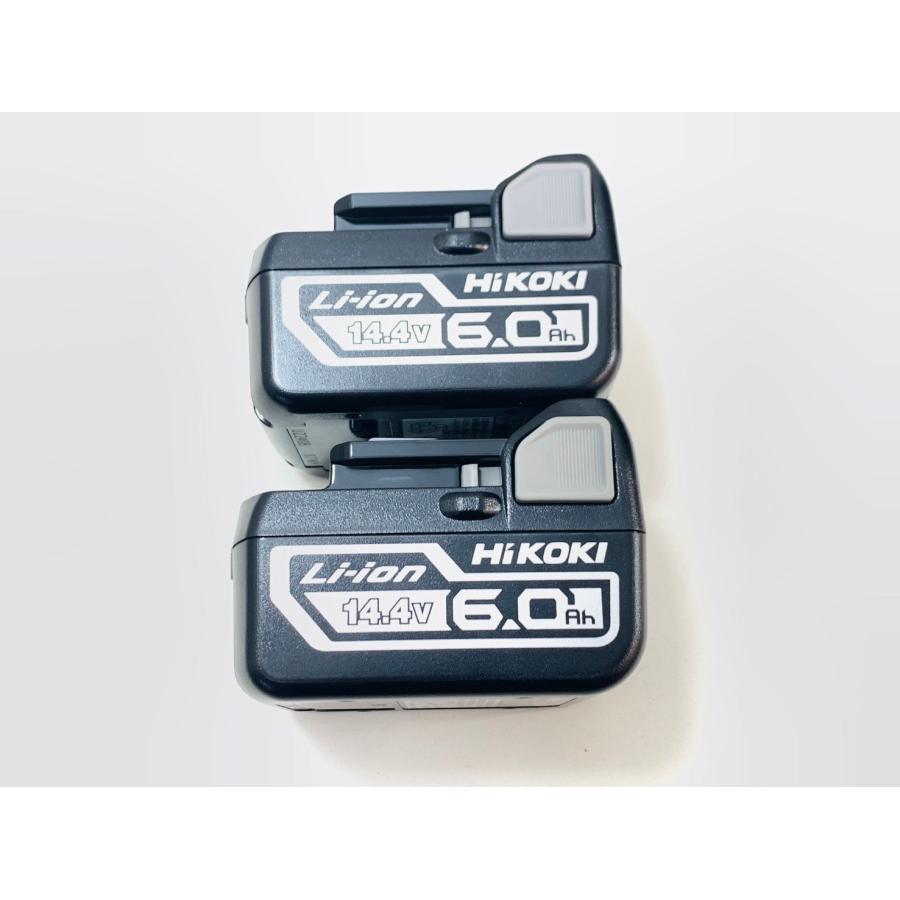 2点セット HIKOKI ハイコーキ 14.4V 6.0Ah リチウムイオンバッテリー  