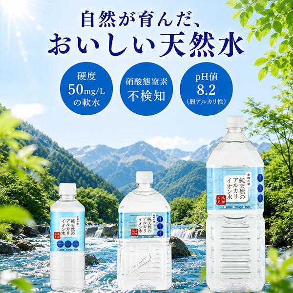 純天然のアルカリイオン水 金城の華 500ml×48本 ケイエフジー メーカー