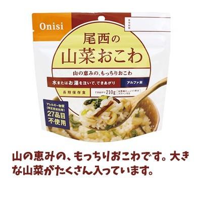 尾西食品 【賞味期限5年以上！】非常食 アルファ米 36食セット[12種類