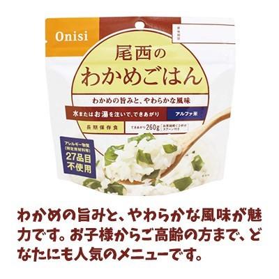尾西食品 【賞味期限5年以上！】非常食 アルファ米 48食セット[12種類