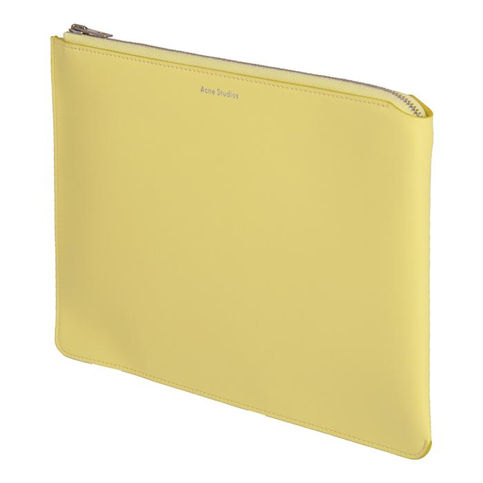 ◆Acne Studios アクネ ストゥディオズ Malachite S L CG0018 レディース ポーチ クラッチバック 小物入れ ファスナー ロゴ ワンポイント パステル モード_10