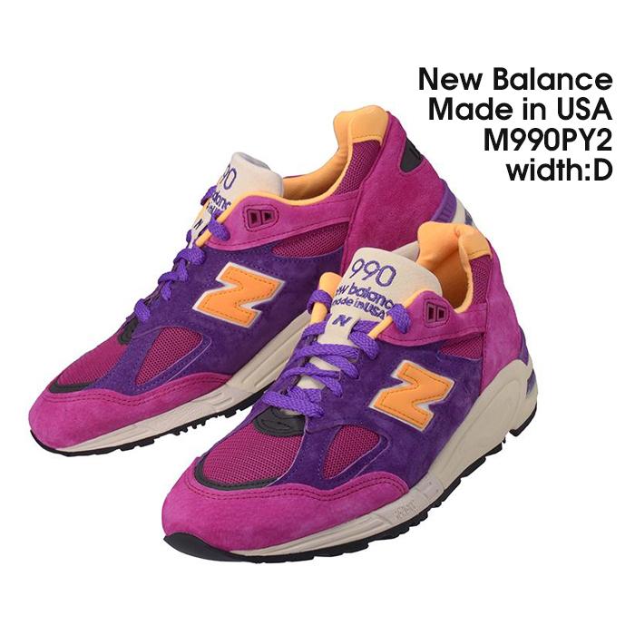 New Balance ニューバランス M990 PY2 Dワイズ メンズ スニーカー 