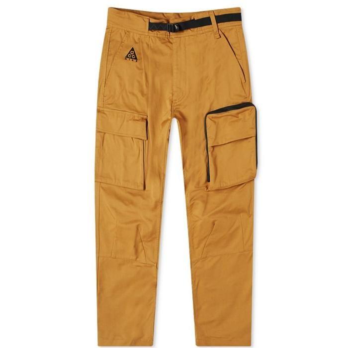 Nike Acg ナイキ エーシージー Nrg Acg Pant Cargo Wvn Cd7646 790 ボトムス メンズ パンツ カーゴパンツ ブラウン茶 ジップポケット ベルト Nike1567 並行輸 Supersport Tn