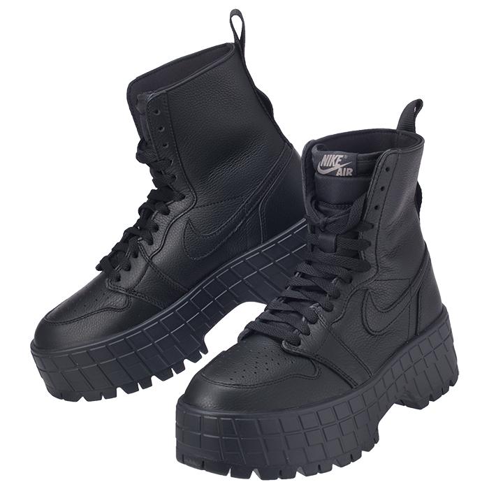Nike Jordan 1 Brooklyn ブーツ 厚底 ブラック 黒 