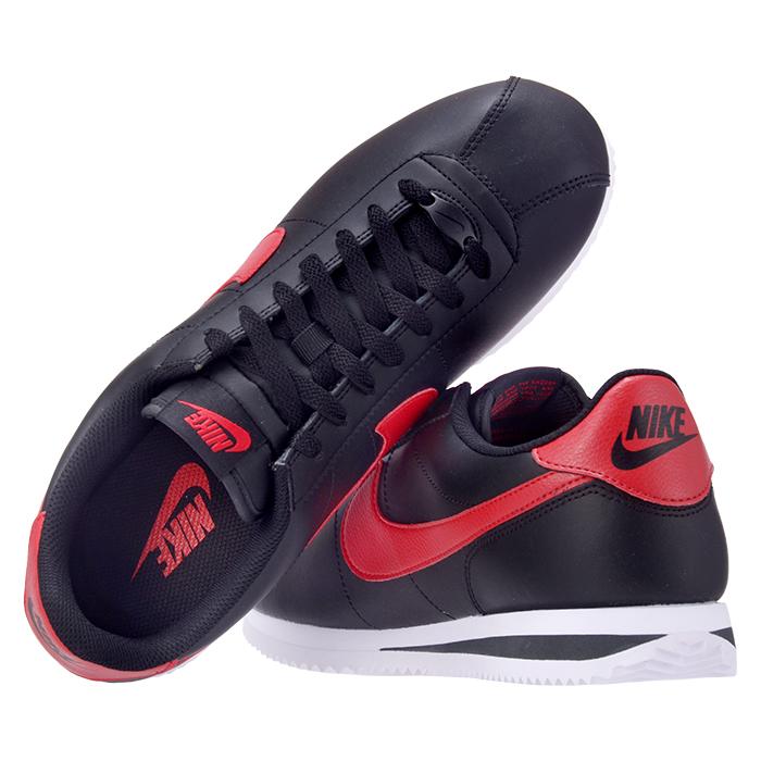 Nike スニーカー ブラック/レッド NIKE（ナイキ） CORTEZ コルテッツ DM4044 メンズ スニーカー ホワイト
