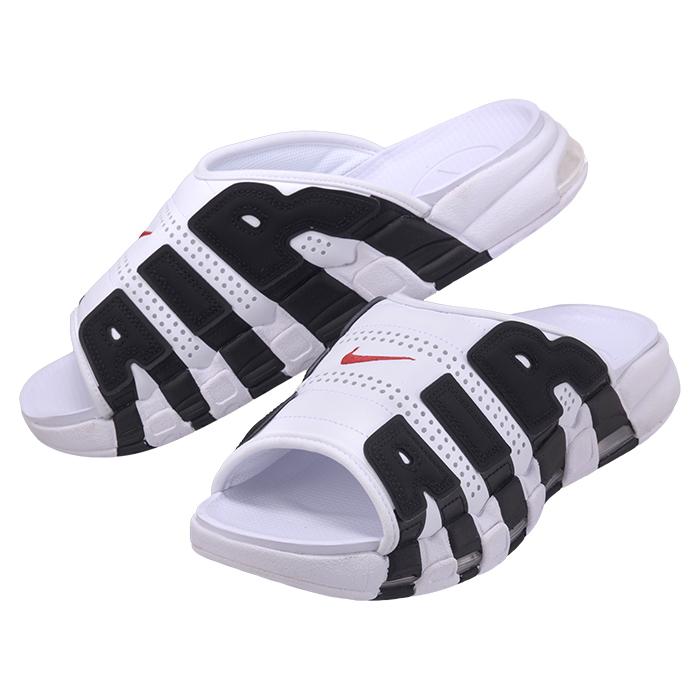 光*闇様 NIKE エア モア アップテンポ スライド FB7818-100 NIKE（ナイキ） AIR MORE UPTEMPO SLIDE エア モア アップテンポ