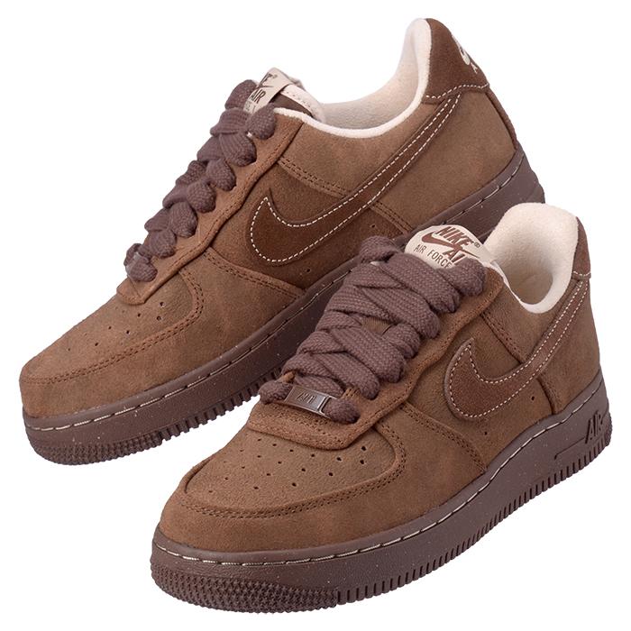 NIKE ナイキ エアフォース1 07 ブラウンFQ8901-259 NIKE（ナイキ） WMNS AIR FORCE 1'07 エアフォース FQ8901 259