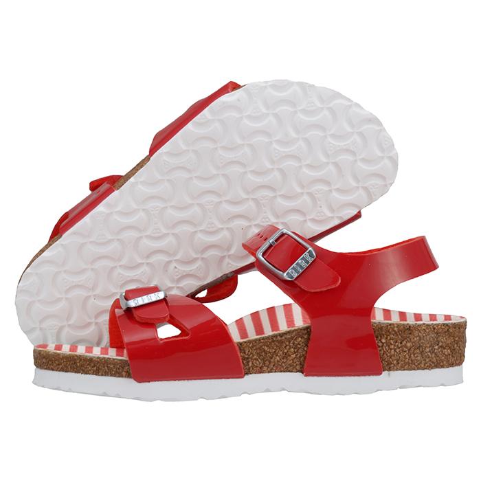 【アウトレット】BIRKEN STOCK ビルケンシュトック Rio Kids 1012720  Nautical Stripes Red キッズ サンダル NKN  nn1203｜republic｜03