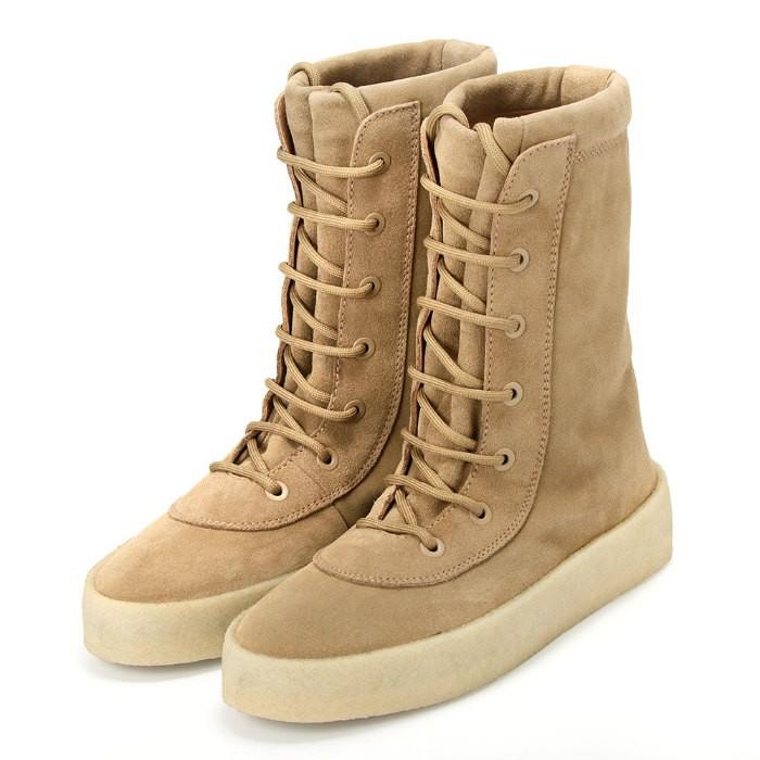 yeezy season crepe boots