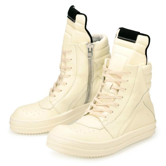 リックオウエンス ジオバスケット レザー スニーカー 白 ホワイト Rick Owens Geobasket Leather Ru17s94 Lpo111 メンズ Otr1095 並行輸入品 Otr1095 リパブリック 通販 Yahoo ショッピング
