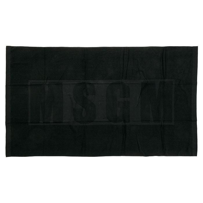 エムエスジーエム ビーチ タオル 大判 黒 ブラック MSGM Towel 2440MV01 184061 99(otr2086) otr2086