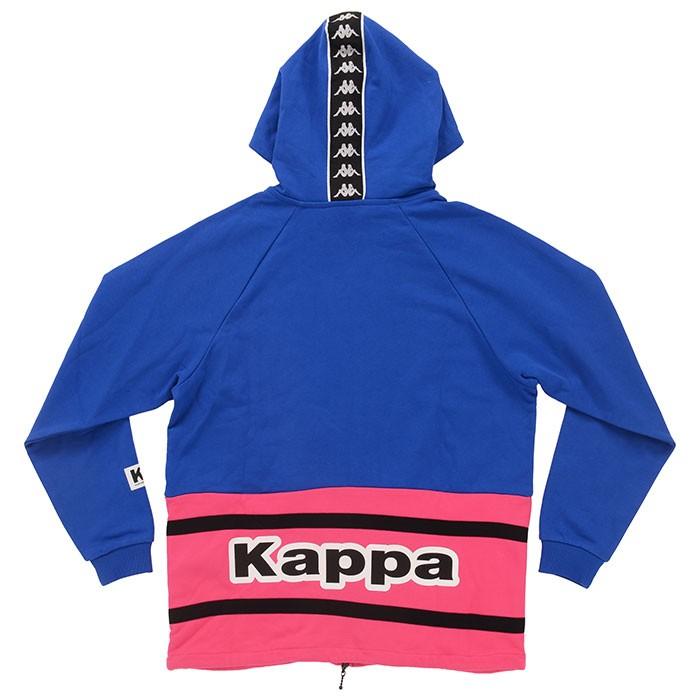 【2色】カッパ コントロール メンズ フーディ パーカー ジャケット ストライプ ブラック ブルー Kappa Kontroll Hoody Jacket 303YMC0 904 / 900(otr2358) 1.ブラック Kappa（カッパ） ◇カッパ コントロール メンズ フーディ パーカー