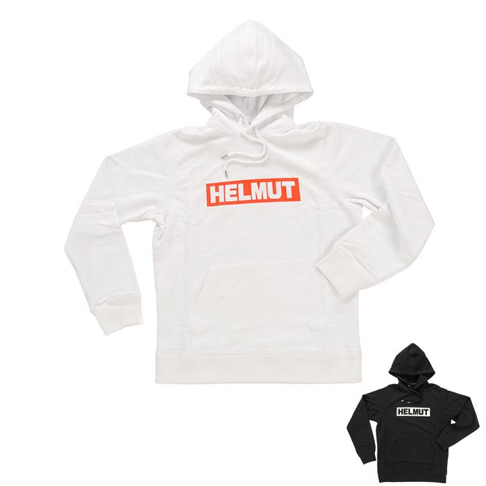 ヘルムートラング メンズ ロゴ フーディ パーカー Helmut Lang Helmut Logo Hoodie I04HM501 100/I04HM501 001 ホワイト ブラック otr2850