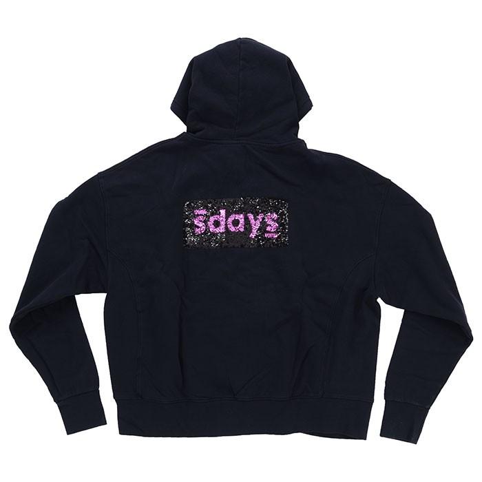 S’DAYS エスデイズ HOODED SWEATSHIRT SDW707W18 31 レディース パーカー フード ジップ 長袖 ロゴ otr3139｜republic｜05