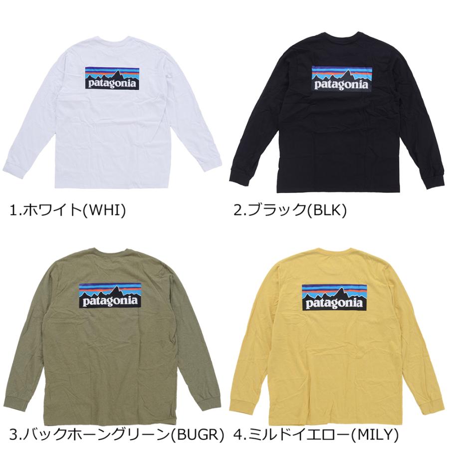 [パタゴニア] 5色展開 M’s L/S P-6 Logo Responsib. パタゴニア5色展開Patagonia M's L/S P-6 Logo Responsibili-Tee 38518