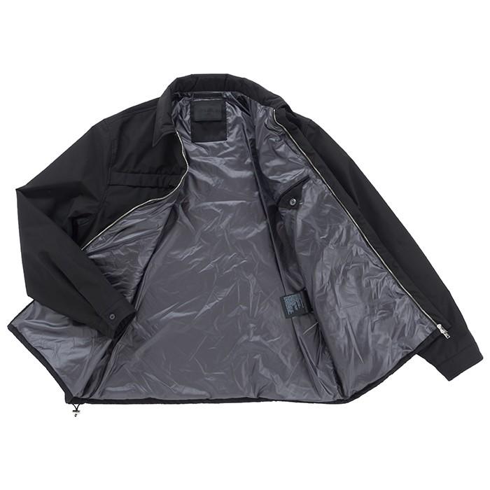 Prada プラダ Camicia Sc471m 1s61 F0n5a メンズ ジャケット アウターブラック 黒 長袖 レギュラーカラー ジップアップ ロゴ 羽織 Prd0044 Prd0044 リパブリック 通販 Yahoo ショッピング