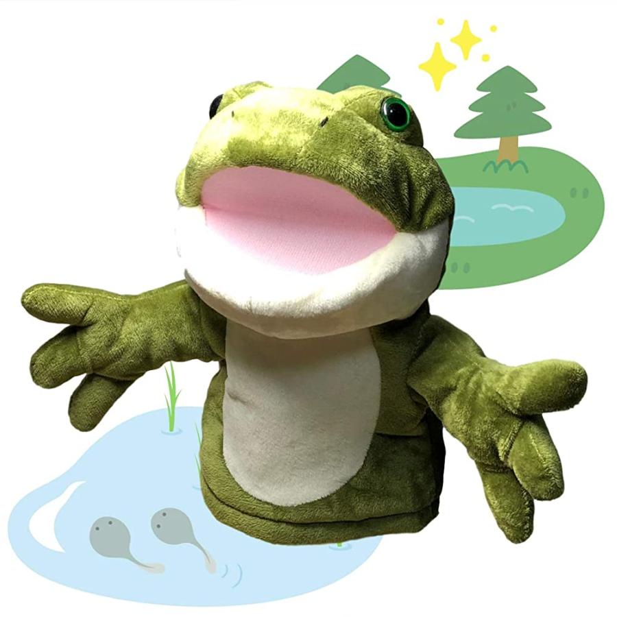 アールーイーアール Rer パペット ハンドパペット ぬいぐるみ 腹話術 人形劇 カエル 2386 Cobalt Planet By Rer 通販 Yahoo ショッピング