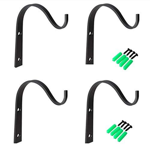 Cobalt Planet アイアン ブラケットフック ハンギングスタンド ガーデニング 鉢植えハン ガー 園芸 プランター アンティーク調 4