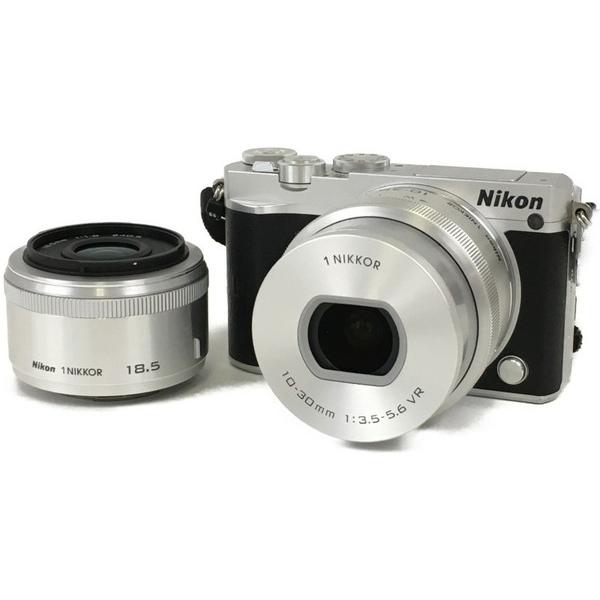 Nikon 希望者のみラッピング無料 1 J5 ダブルレンズキット ミラーレス一眼 シルバー 18 5mm 10 30mm F3 5 5 6 N F1 8