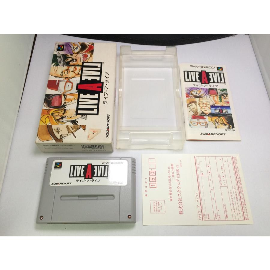 SFCソフト「ライブ・ア・ライブ」中古動作品の出品です。 中古AB☆ライブ・ア・ライブ☆スーパーファミコンソフト : レトロ