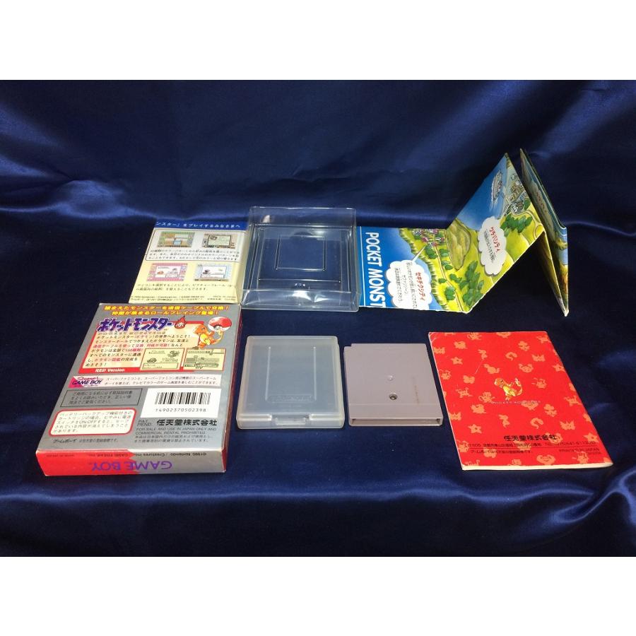 中古AB☆ポケットモンスター赤 マップ同梱☆ゲームボーイソフト