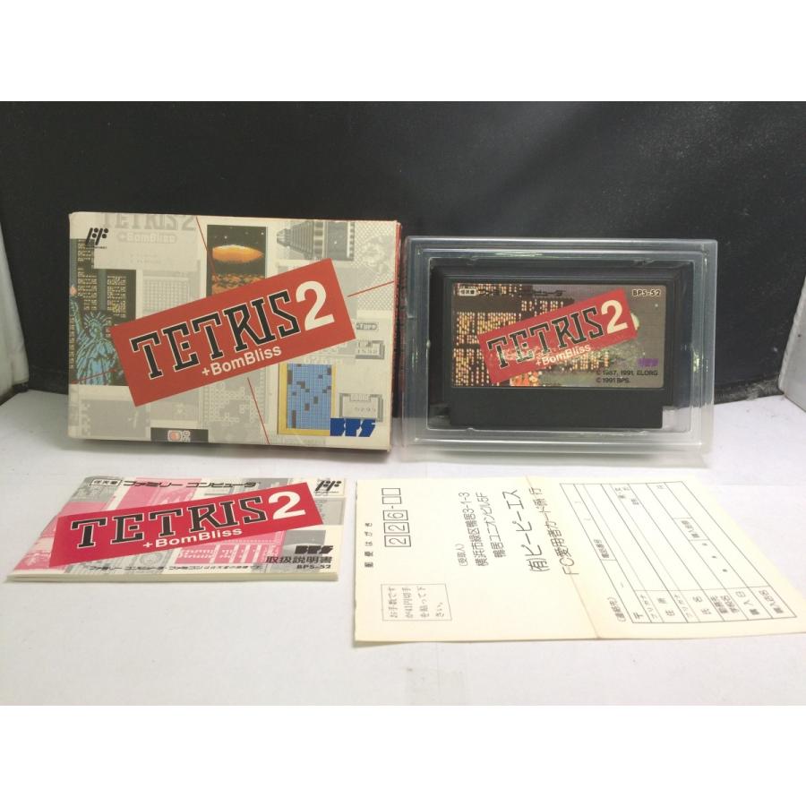 テトリス2 ファミコンソフト 中古AB☆テトリス2☆ファミコンソフト : レトロゲーム屋rerere-re