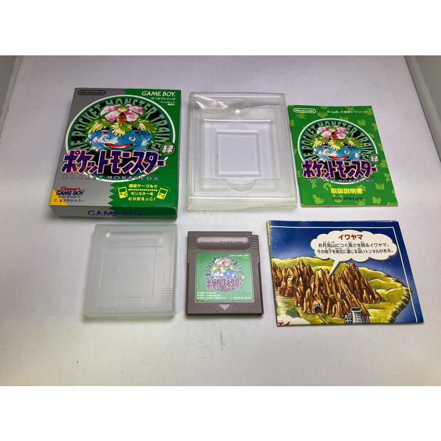 中古AB☆ポケットモンスター 緑 マップ同梱☆ゲームボーイソフト