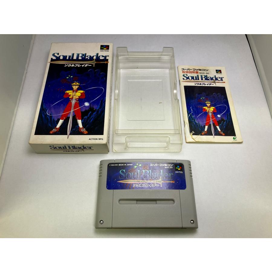 SFCソフト「ソウルブレイダー」中古動作品の出品です。 中古AB☆ソウルブレイダー☆スーパーファミコンソフト : レトロゲーム