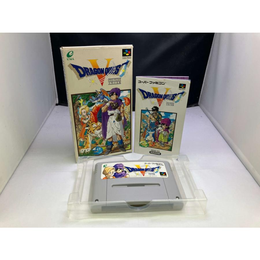 SFCソフト「ドラゴンクエストⅤ、天空の花嫁」中古動作品です。 中古A☆特設/ドラゴンクエスト5 天空の花嫁☆スーパーファミコンソフト