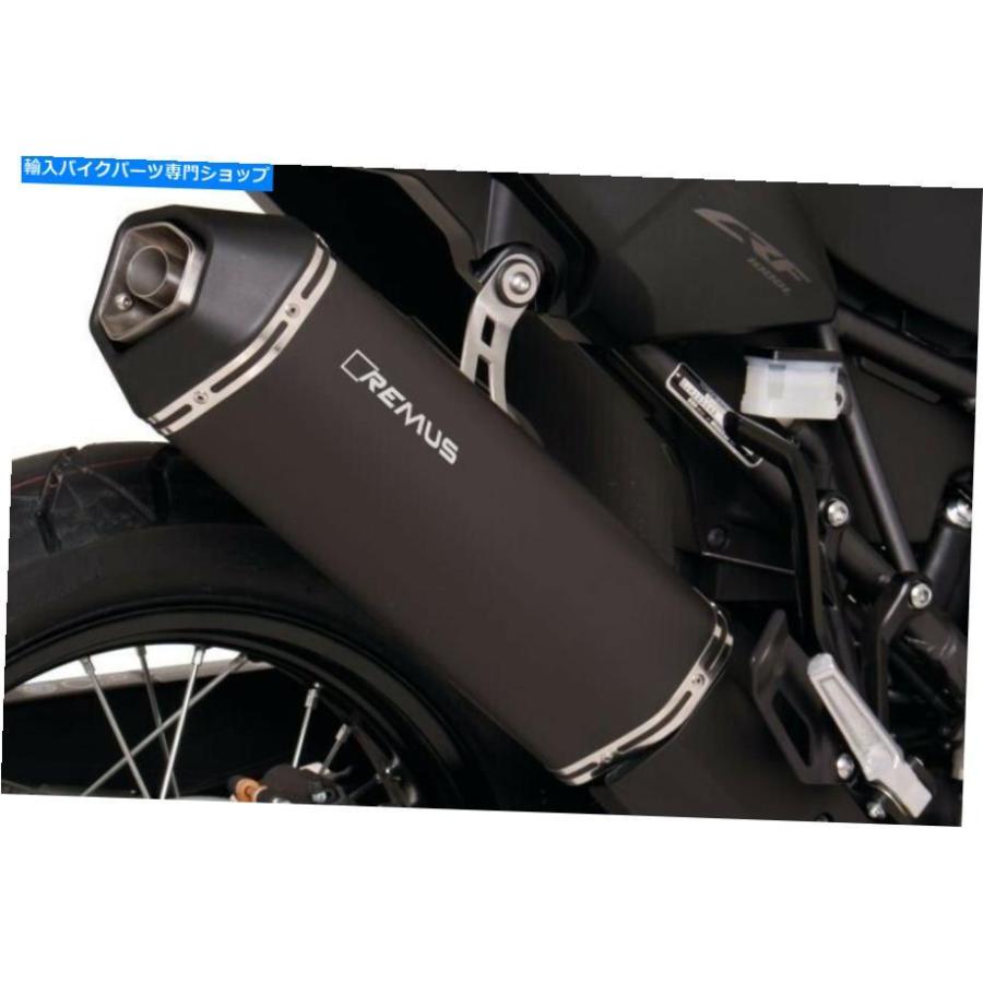 サイレンサー マフラーレムスオカミステンレススチールSWホンダCRF1000Lアフリカツイン（2016）スリップ Muffler Remus Okami Stainless Steel Sw Hon