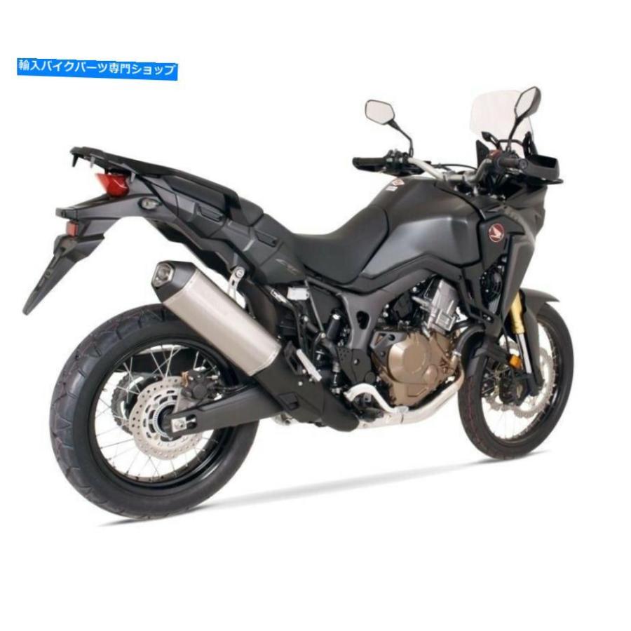 サイレンサー マフラーレムスオカミステンレススチールSWホンダCRF1000Lアフリカツイン（2016）スリップ Muffler Remus Okami Stainless Steel Sw Hon_2