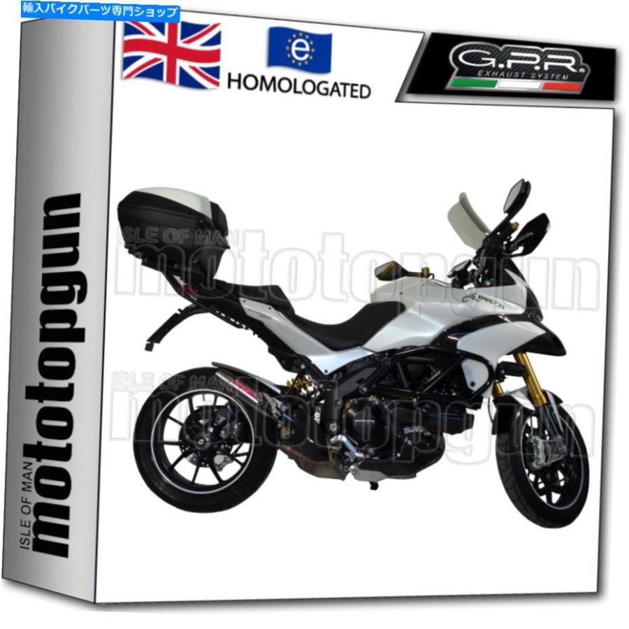 サイレンサー GPR MIDフルエキゾーストシステムキャットデプソンドゥカティマルチストラダ1200 2010年10月10 11 GPR MID FULL EXHAUST SYSTEM CAT DEE