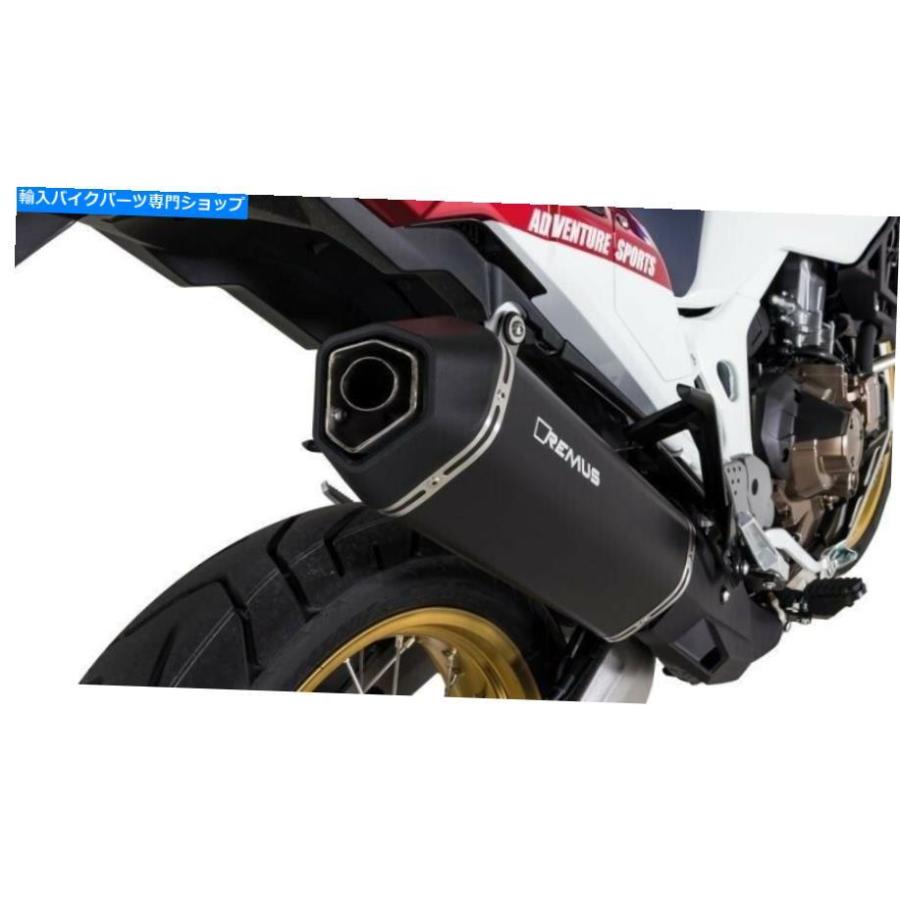 サイレンサー マフラーレムスオカミステンレス鋼SWホンダCRF1000Lアフリカツイン2018スリップ Muffler Remus Okami Stainless Steel Sw Honda CRF1000