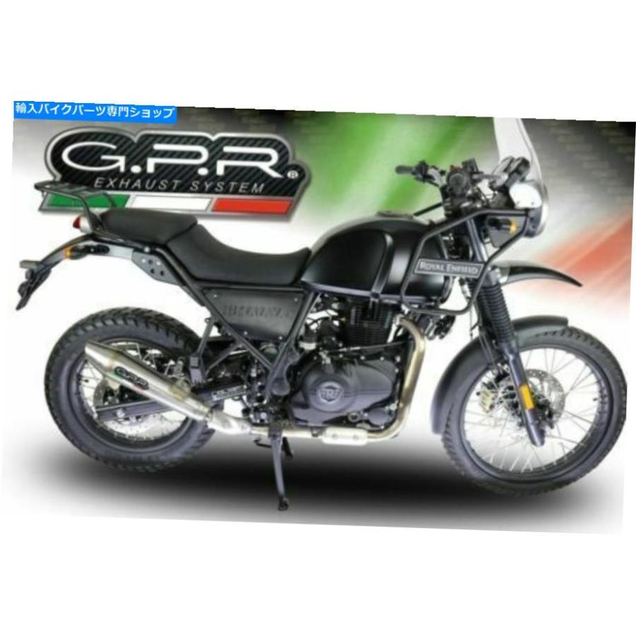 サイレンサー ロイヤルエンフィールドヒマラヤのサイレンサーステンレスパワークロスby GPRサイレンサーイタリア ROYAL ENFIELD HIMALAYAN SILENCER S