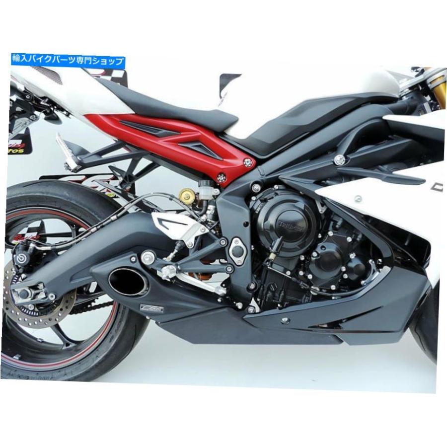 サイレンサー Triumph Daytona 675 R 2013-17スリップオンマフラーエキゾーストCSレース Triumph Daytona 675 R 2013-17 Slip-On Muffler Exhaust CSの画像