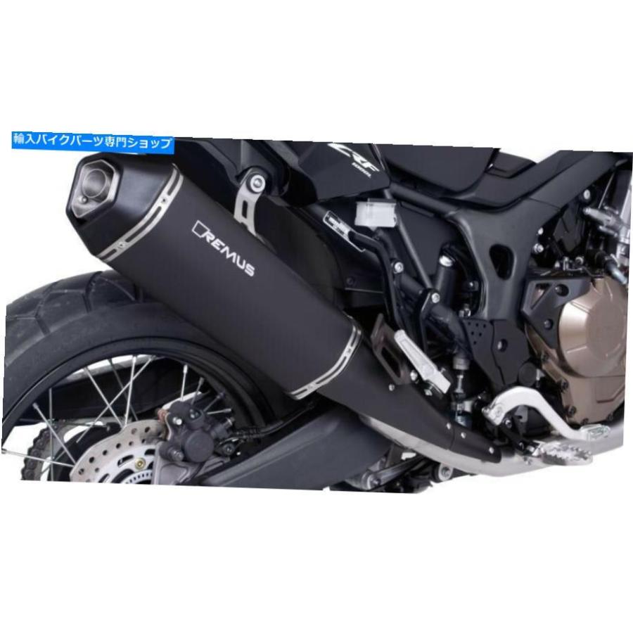 サイレンサー マフラーレムスオカミステンレスSWホンダCRF1000Lアフリカツイン2017スリップO Muffler Remus Okami Stainless Steel Sw Honda CRF1000L