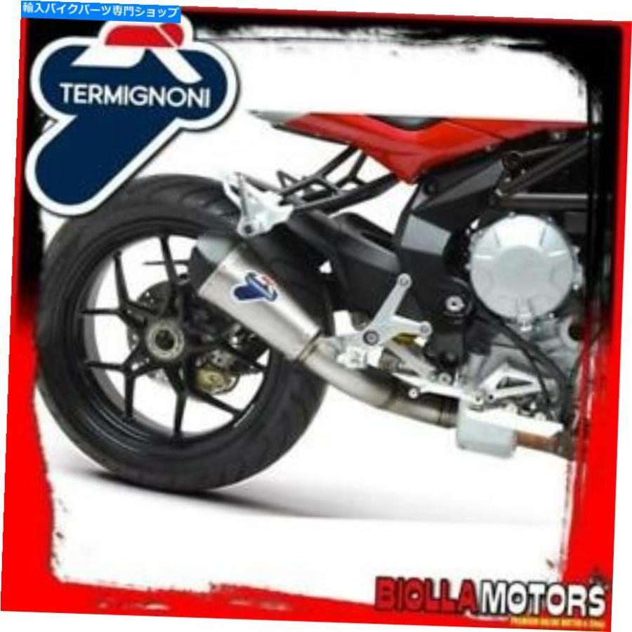 サイレンサー MV09094TVサイレンサーTermignoni MV Agusta Brutale B3 675-800 Rivale 2019-円錐形 MV09094TV SILENCER TERMIGNONI MV AGUSTA BRUTALE