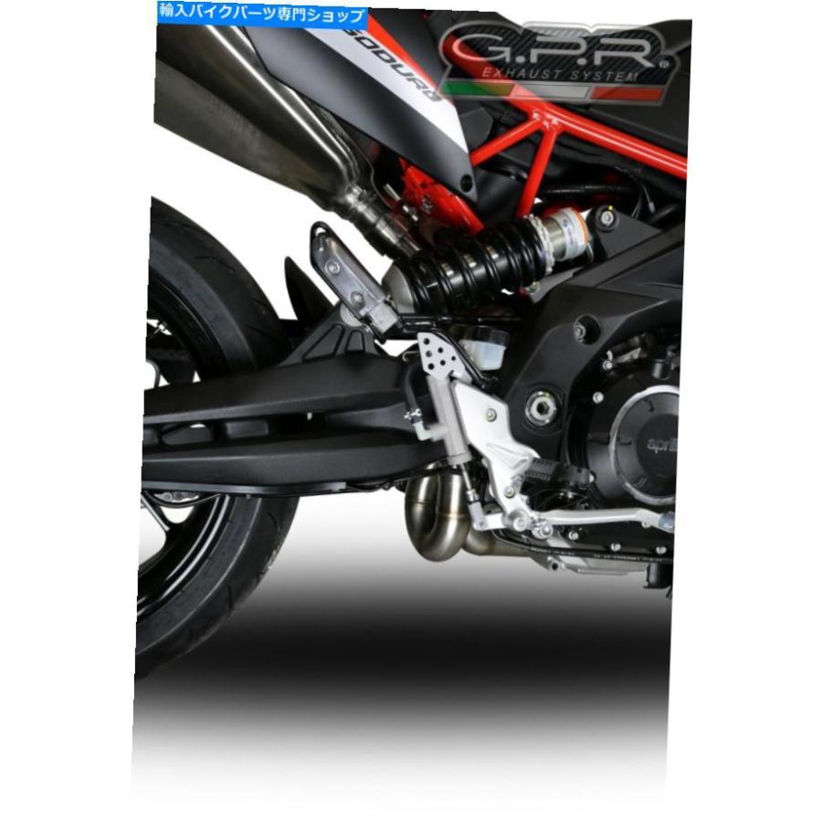 サイレンサー Aprilia Dorsoduro 900 2017-2018 GPR排気ディカットパイプ For Aprilia Dorsoduro 900 2017-2018 GPR Exhaust Decat Pipe