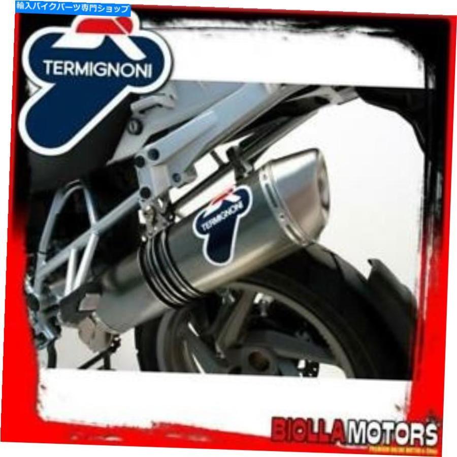 サイレンサー BW02080INIサイレンサーTERMIGNONI BMW R 1200 GS 2012-楕円形のイオックス/カーボン BW02080INO SILENCER TERMIGNONI BMW R 1200 GS 20