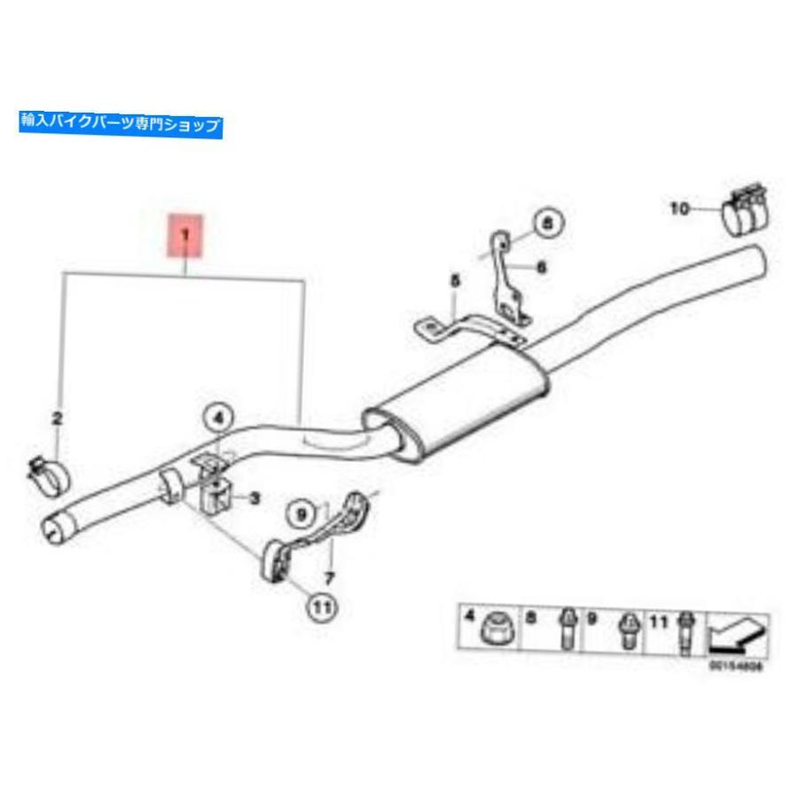 サイレンサー 本物のBMW E60 E61 535Dセダンツーリングフロントサイレンサー18307802893 Genuine BMW E60 E61 535d Sedan Touring Front Silencer 183