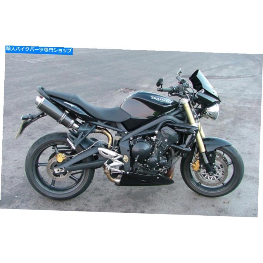 サイレンサー ストリートトリプル675エキゾースト2007-2012 SPエンジニアリングカーボンラウンドモトGP XLS Street Triple 675 Exhausts 2007-2012 SP