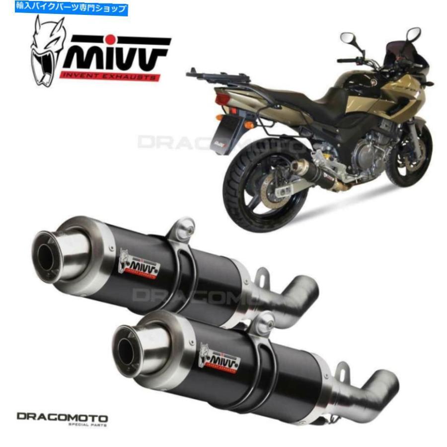 サイレンサー Yamaha TDM 900排気MIVV GP 2002-2014スチールブラック YAMAHA TDM 900 Exhaust MIVV Gp 2002-2014 Steel Black