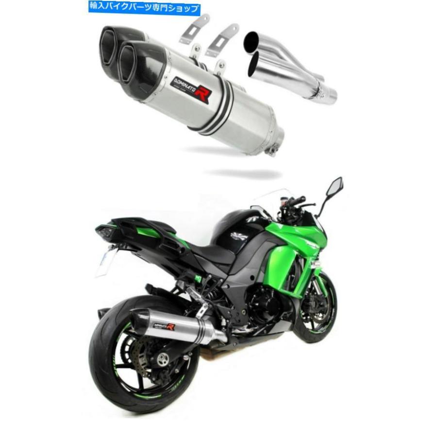 サイレンサー Z 1000 SXエキゾーストHP1カーボンドミネーターレーシングサイレンサー2011 2011 2012 2013 Z 1000 SX Exhaust HP1 Carbon Dominator Ra スリップオンマフラー-マフラー