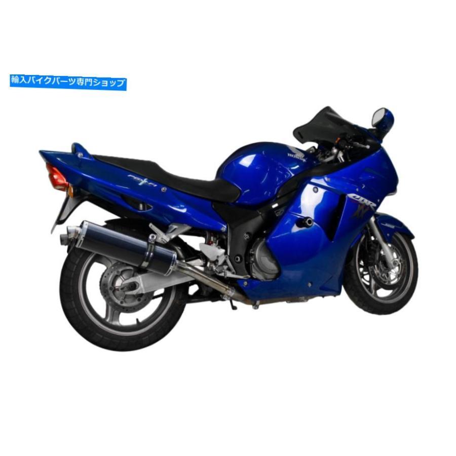 サイレンサー ホンダCBR1100XX Blackbird Delkevic DL10 14 \"カーボンラウンドマフラーエキゾーム96-09 Honda CBR1100XX Blackbird Delkevic DL10 14\"の画像